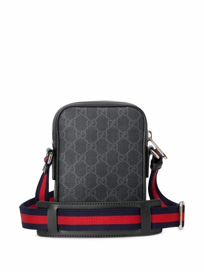 Shop Gucci Men's Black Polyurethane Messenger Bag