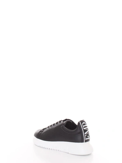 Shop Emporio Armani Men's Black Sneakers