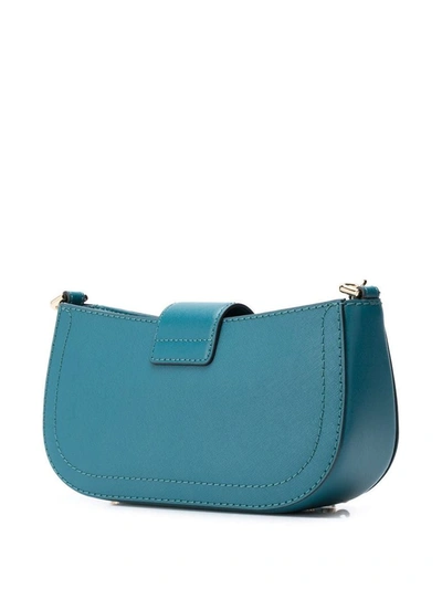 Shop Michael Kors Women's Blue Leather Shoulder Bag
