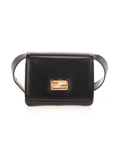 Shop Fendi Women's Black Leather Shoulder Bag