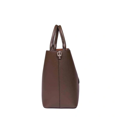 Shop Borbonese Women's Brown Leather Tote