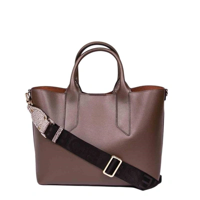 Shop Borbonese Women's Brown Leather Tote