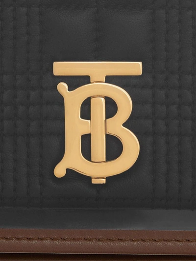 Shop Burberry Women's Black Leather Shoulder Bag