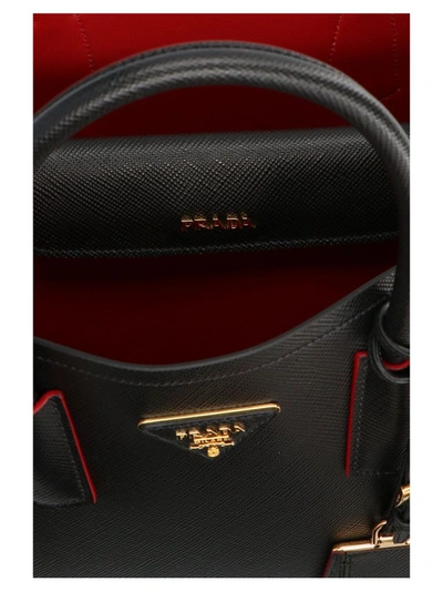 Shop Prada Women's Black Leather Handbag