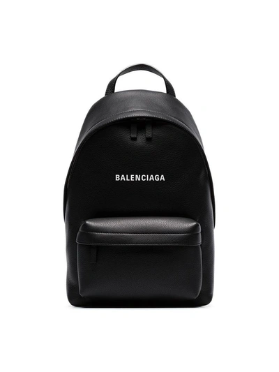 Shop Balenciaga Women's Black Leather Backpack