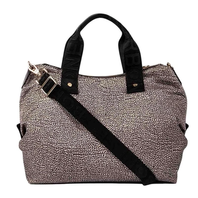 Shop Borbonese Women's Brown Polyester Handbag