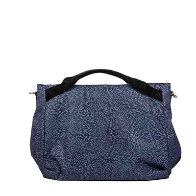 Shop Borbonese Women's Blue Polyester Handbag