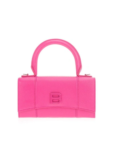 Shop Balenciaga Women's Fuchsia Leather Handbag