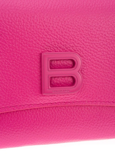 Shop Balenciaga Women's Fuchsia Leather Handbag