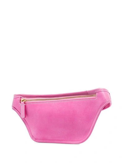 Shop Jacquemus Women's Pink Leather Belt Bag