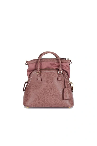 Shop Maison Margiela Women's Pink Leather Handbag