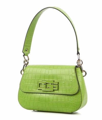 Shop Guess Women's Green Shoulder Bag