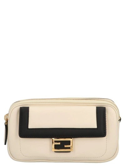 Shop Fendi Women's White Shoulder Bag