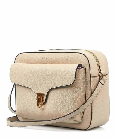 Shop Coccinelle Women's Beige Shoulder Bag