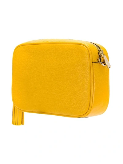 Shop Michael Kors Women's Yellow Leather Shoulder Bag