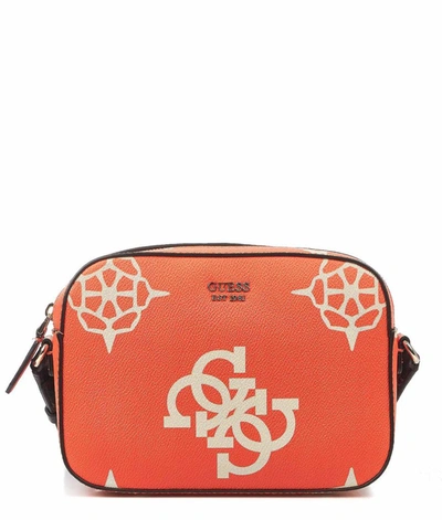 Shop Guess Women's Orange Shoulder Bag