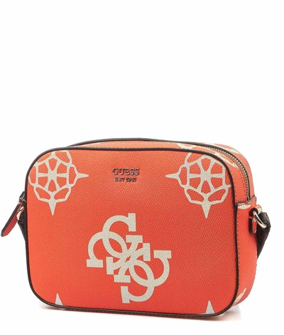 Shop Guess Women's Orange Shoulder Bag