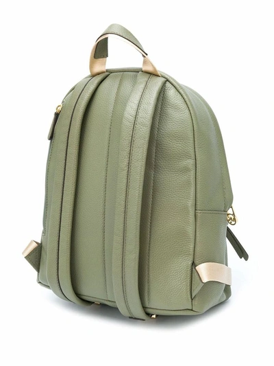 MCM Loden Green Jemison Nylon Medium Backpack at FORZIERI