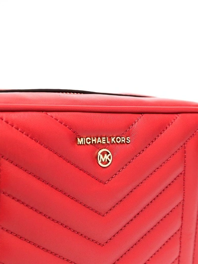 Shop Michael Kors Women's Red Leather Shoulder Bag