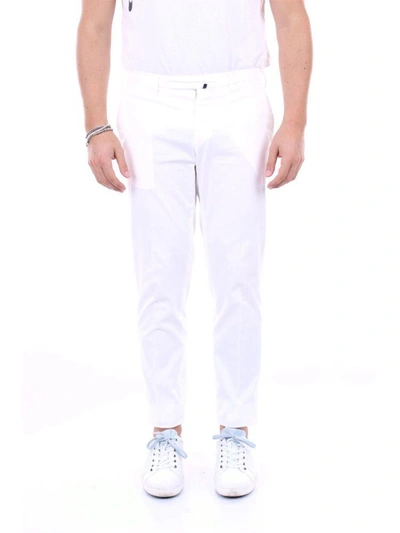 Shop Incotex Men's White Cotton Jeans