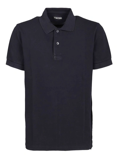 Shop Tom Ford Men's Blue Other Materials Polo Shirt