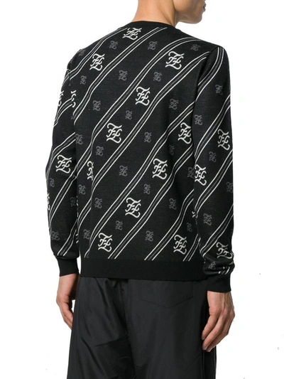 Shop Fendi Men's Black Wool Sweater