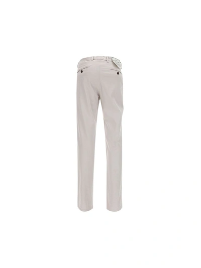 Shop Z Zegna Men's Grey Cotton Pants