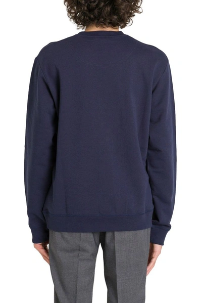Shop Kenzo Men's Blue Cotton Sweatshirt