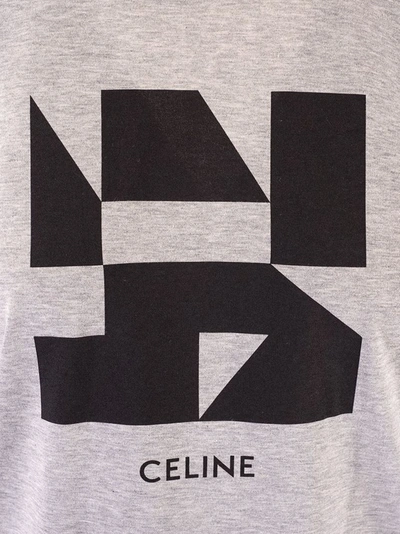 Shop Celine Céline Men's Grey Cotton T-shirt