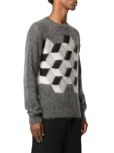 Shop Moncler Men's Grey Wool Sweater