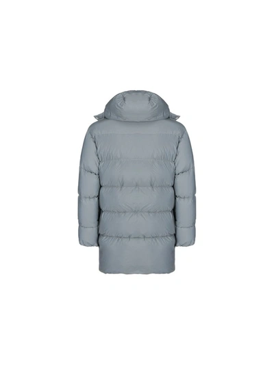 Shop Khrisjoy Men's Grey Polyamide Down Jacket