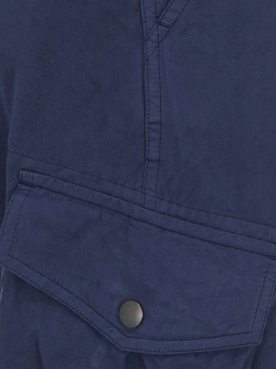 Shop Kenzo Men's Blue Cotton Jeans