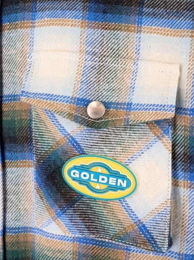 Shop Golden Goose Men's Multicolor Cotton Jacket