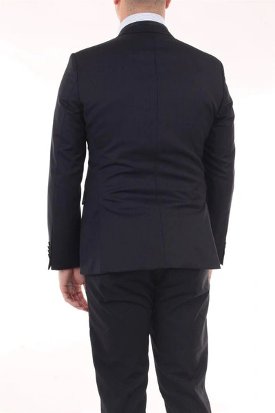 Shop Karl Lagerfeld Men's Black Viscose Blazer