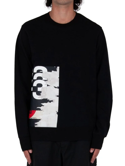 Shop Adidas Y-3 Yohji Yamamoto Men's Black Cotton Sweatshirt