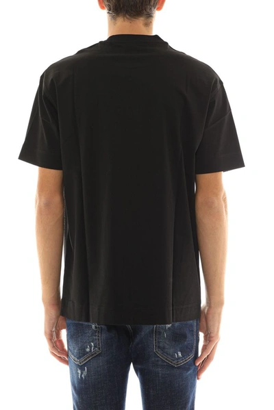 Shop Emporio Armani Men's Black Cotton T-shirt