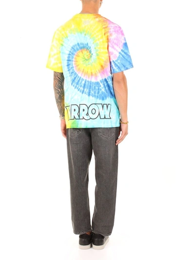 Shop Barrow Men's Multicolor Cotton T-shirt