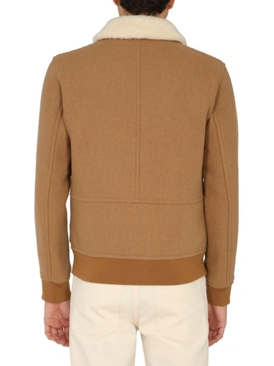 Shop A.p.c. Men's Beige Other Materials Outerwear Jacket