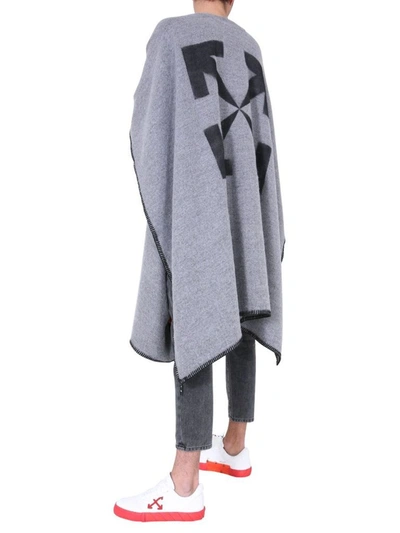 Shop Off-white Men's Grey Wool Trench Coat