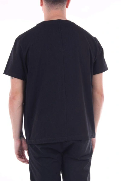 Shop Rick Owens Men's Black Cotton T-shirt