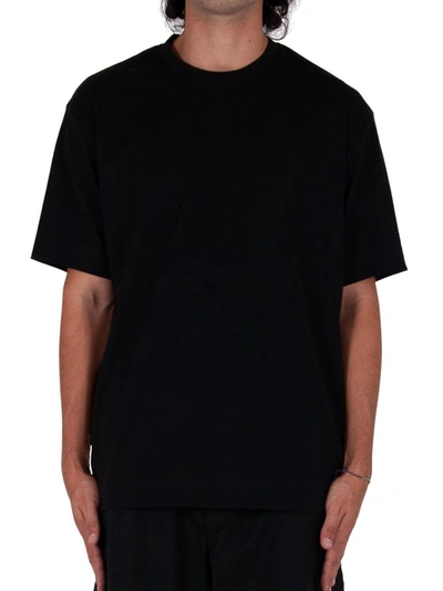 Shop Adidas Y-3 Yohji Yamamoto Men's Black Cotton T-shirt