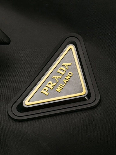 Shop Prada Men's Black Polyamide Outerwear Jacket