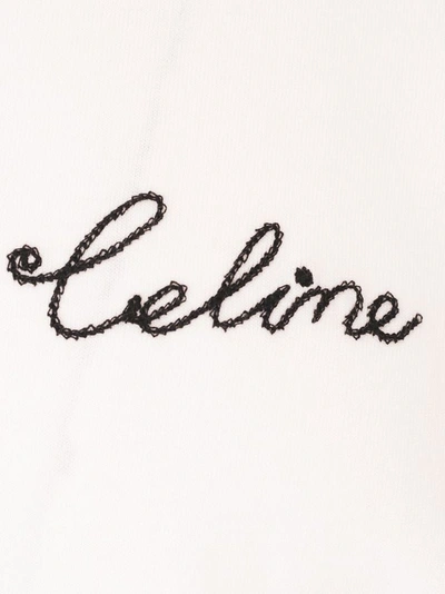Shop Celine Céline Men's White Cotton T-shirt