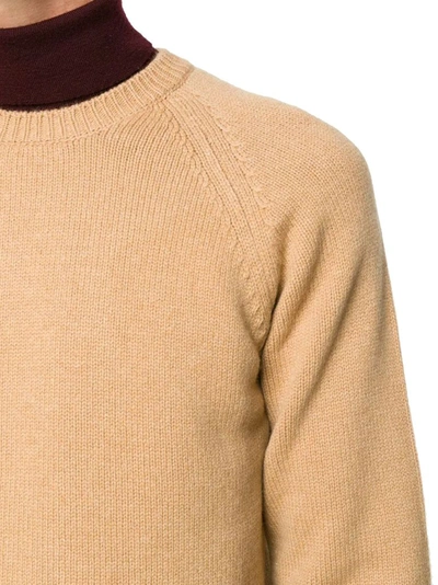 Shop Apc A.p.c. Men's Beige Wool Sweater