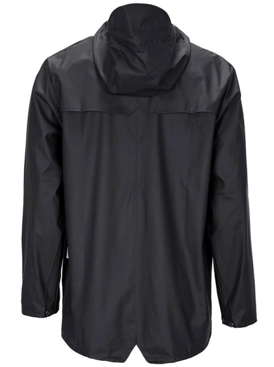 Shop Rains Men's Black Polyurethane Outerwear Jacket
