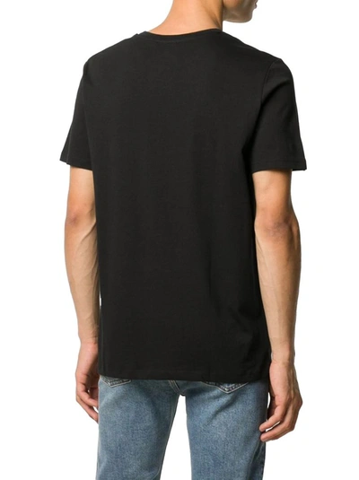 Shop Apc A.p.c. Men's Black Cotton T-shirt