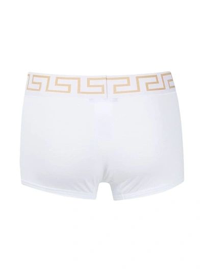 Shop Versace Men's White Cotton Boxer