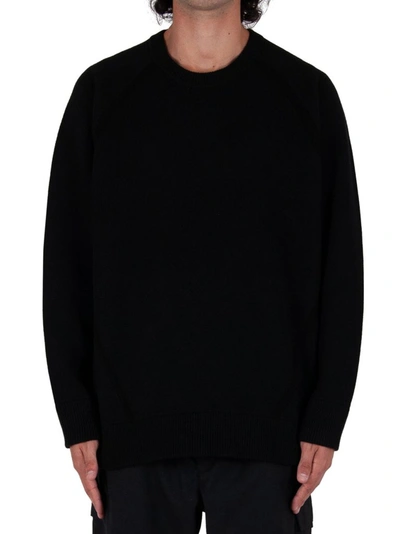 Shop Adidas Y-3 Yohji Yamamoto Men's Black Wool Sweater