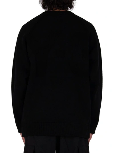 Shop Adidas Y-3 Yohji Yamamoto Men's Black Wool Sweater