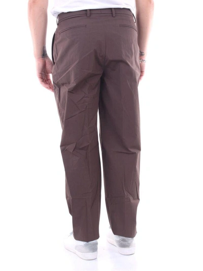 Shop Valentino Men's Brown Cotton Pants